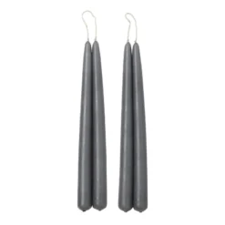 Blossom Kerze, 4 Stück, Stadtgrau