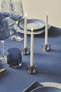 By Lassen Kubus Micro Kerzenhalter, 2 Stück, Nickel -Günstig Heimdekoration bylassen Kubus SS2022 6 copy