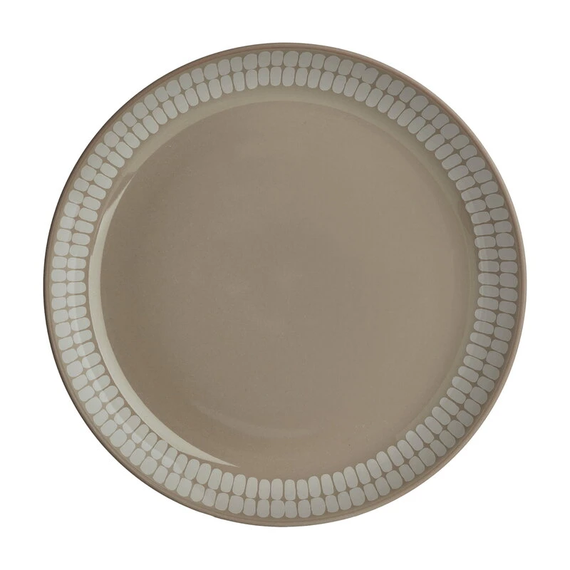 Marimekko Oiva – Alku Teller, 20,5 cm, Terracotta - Weiß 2 Marimekko Oiva – Alku Teller, 20,5 cm, Terracotta - Weiß – Bild 2