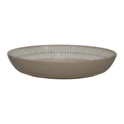 Marimekko Oiva – Alku Teller, 20,5 cm, Terracotta - Weiß