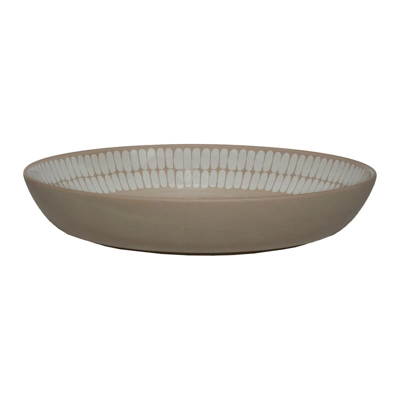 Marimekko Oiva – Alku Teller, 20,5 cm, Terracotta - Weiß 1 Marimekko Oiva – Alku Teller, 20,5 cm, Terracotta - Weiß