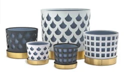 Klong Blumentopf Trio, Weiß, Quadrat 8 Klong Blumentopf Trio, Weiß, Quadrat -Günstig Heimdekoration trio series noresize